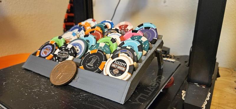 Mobile Challenge Coin Rack