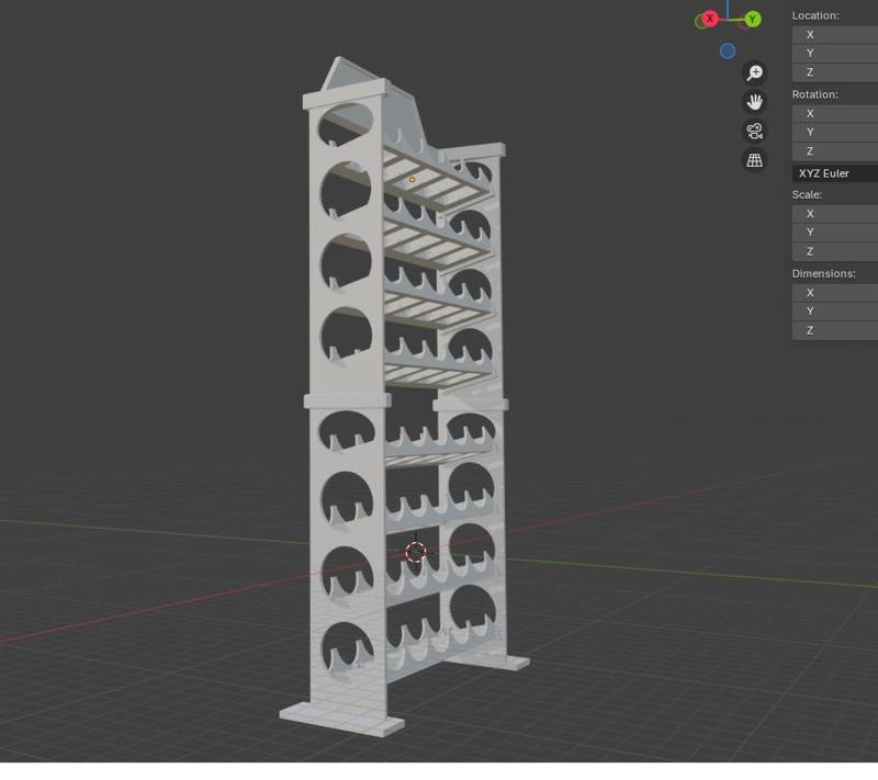 Pro-Acryl bottle rack 20/40ct 
