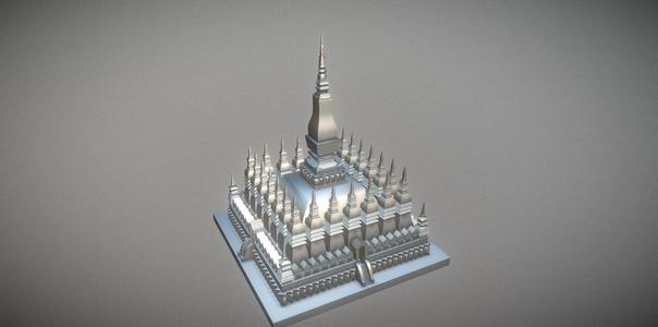  lamp - PhaThatLuang - laos - v1.stl