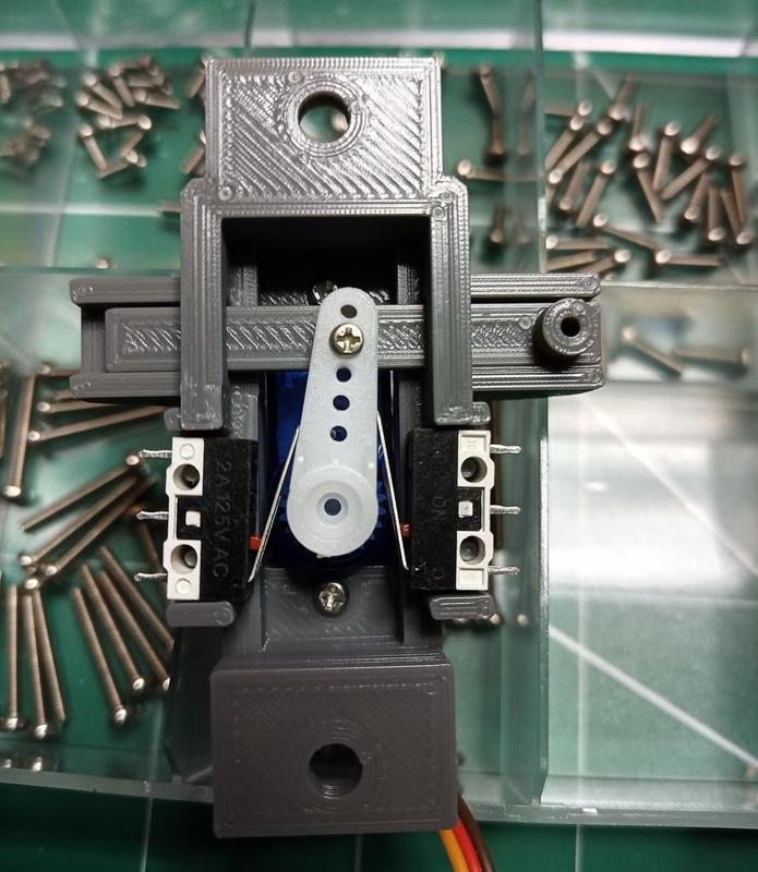Servo point motor holder Remix für 2 microswitch