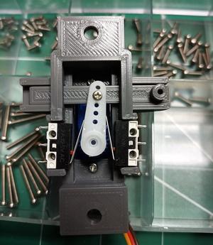 Servo point motor holder Remix für 2 microswitch