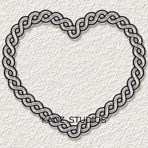 braided heart wall art infinity heart wall decor love decoration boho