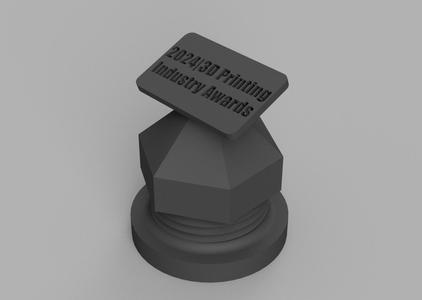 3D Printing Nozzle Trophy (2024 3D Printing Industry Awards)