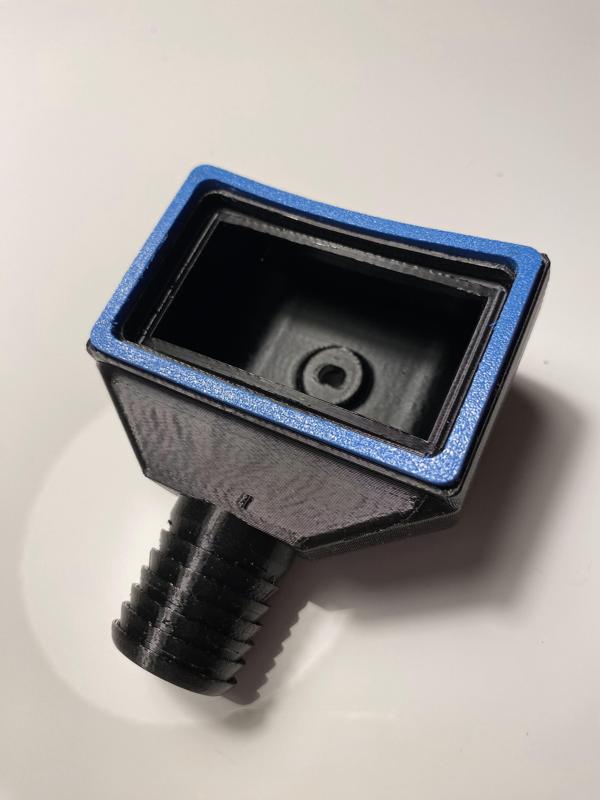 repair of vertical sink overflow