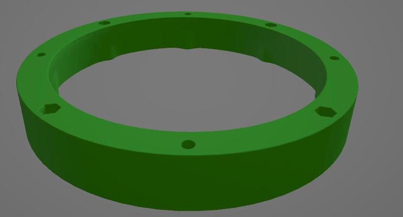 6.5in - CAR SPEAKER 1in SPACER     