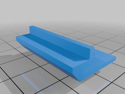 Walksnail Goggles X Analog module mount base, countersink