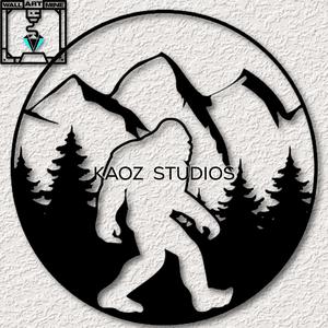 bigfoot wall art sasquatch wall decor big foot decoration