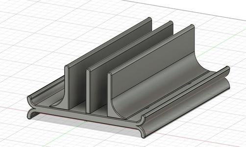 Double Adjustable Vertical Laptop Stand