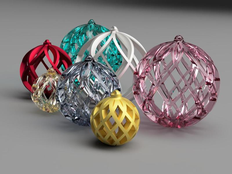 Christmas Balls, Cross ribbing