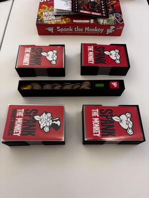 Spank the Monkey + Monkey business board game insert