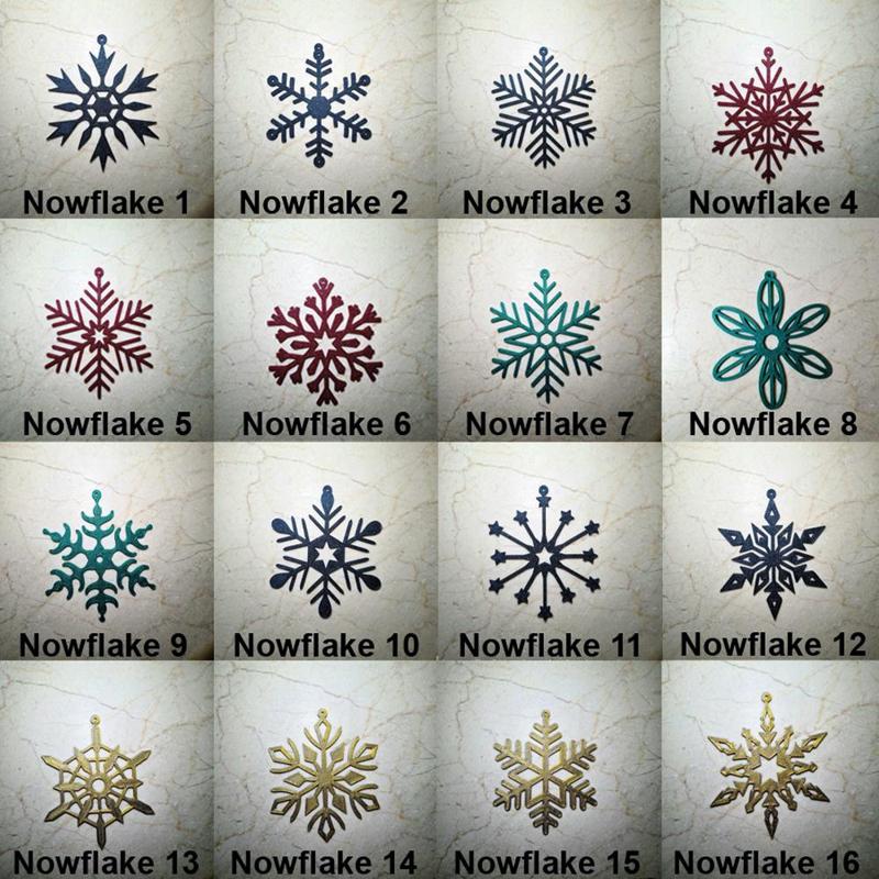 16 Snowflake ornaments