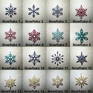 16 Snowflake ornaments