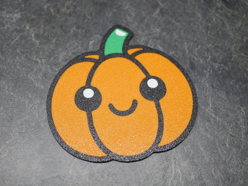 Cute Simple Pumpkin Coaster