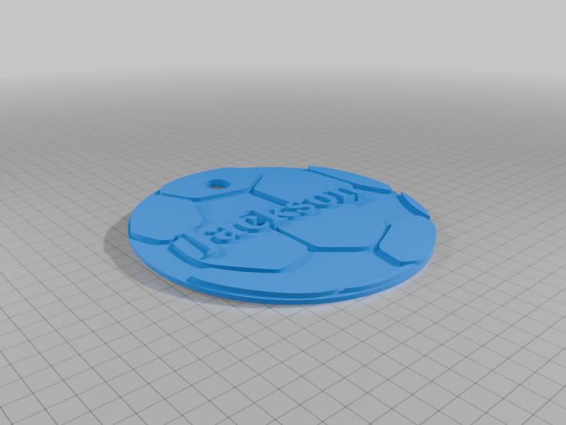 soccerball with name