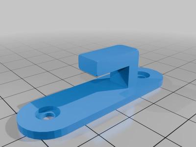 Trava para porta sanfonada