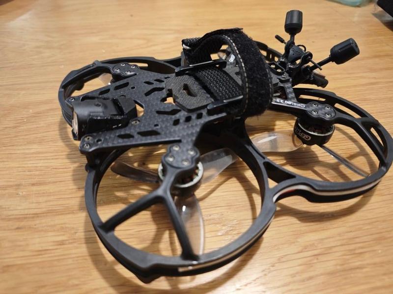 GepRC Cinelog 35 O4 Pro antenna and camera mounts.