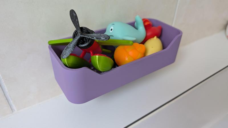 Bathroom toy box