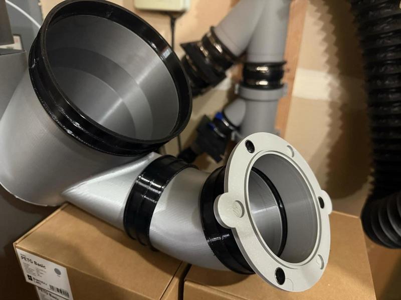 Complete 6” inch/150 mm Dust Collection Pipe Fittings and Accessories