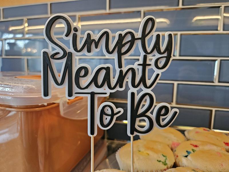 Customizable Cake Topper