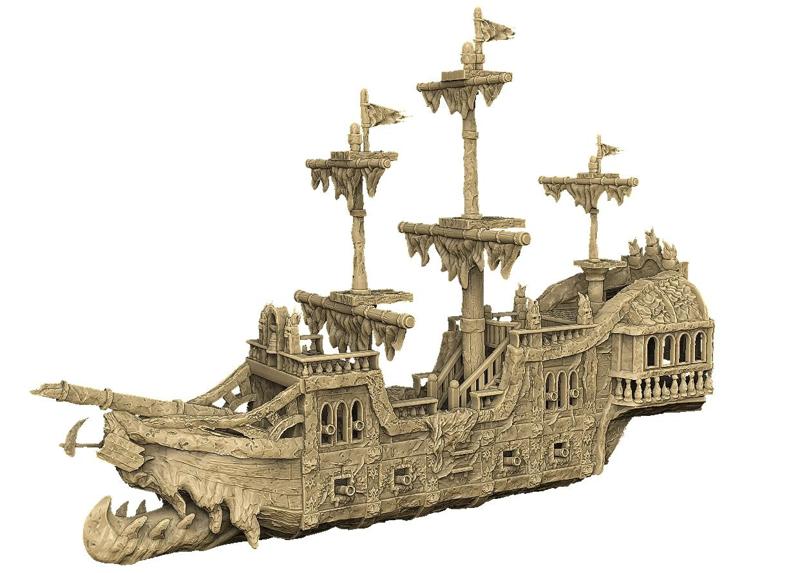 32mm Ghost Ship / Cursed Pirate Ship