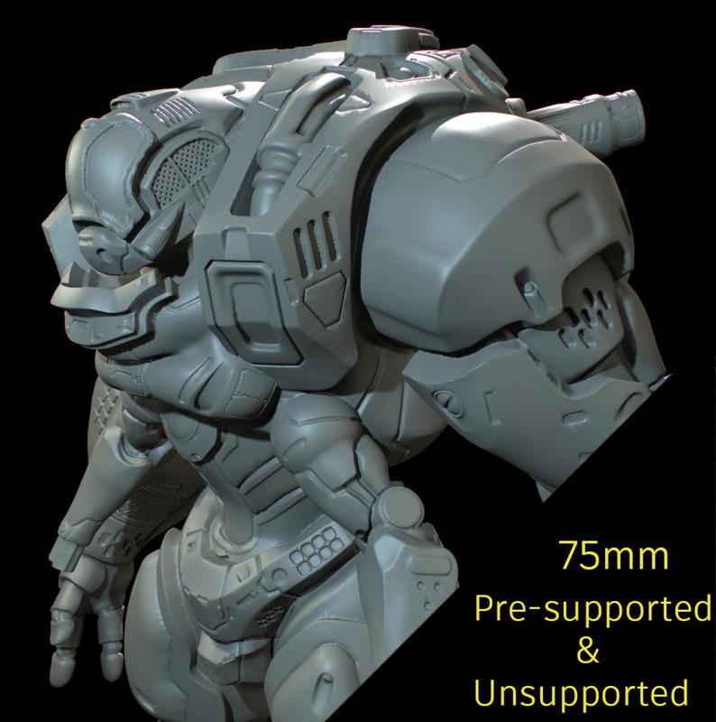 4 Armed Mech V2 75mm