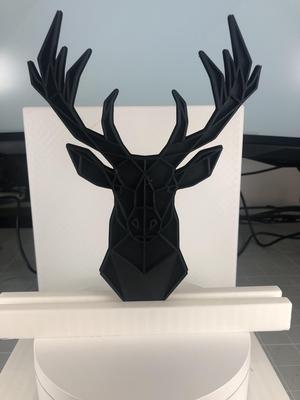 3D Printed Deer Wall Art