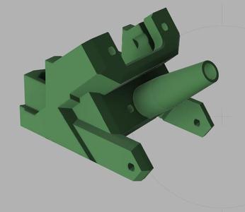 VTX antenna mount iFlight Nazgul Evoque F5X V2 for DJI O3 air unit single stock antenna