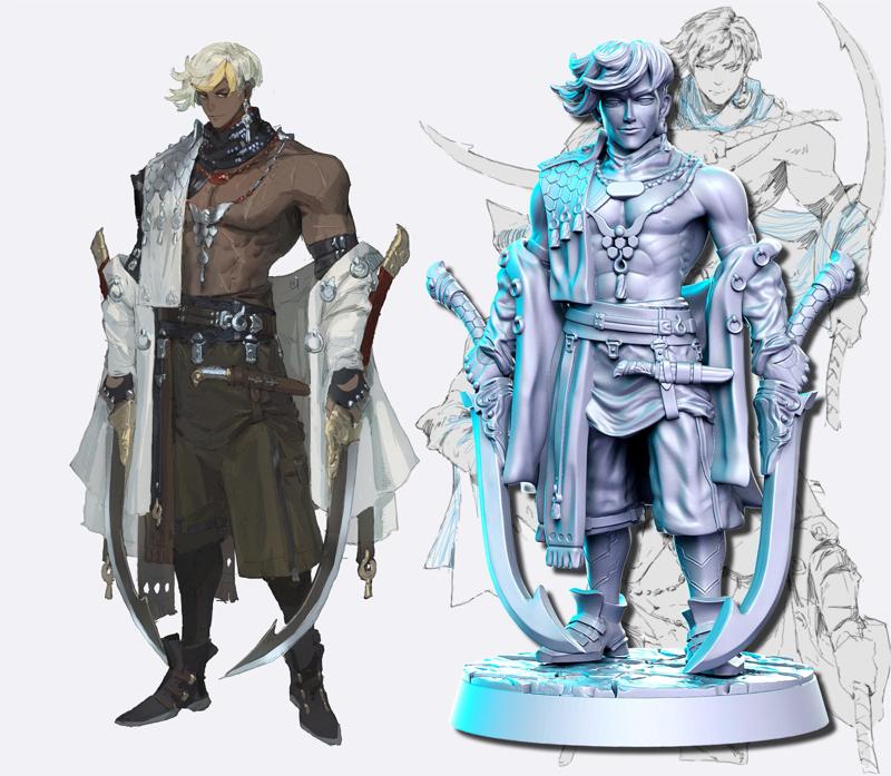 13a Prince Breen (uncrowned royalty) - 32mm - DnD