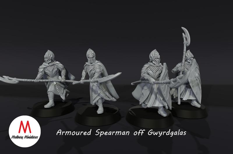 Armoured Spearman off Gwyrdgalas