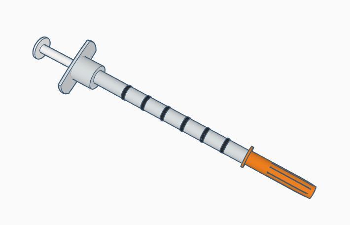 Insulin Syringe model