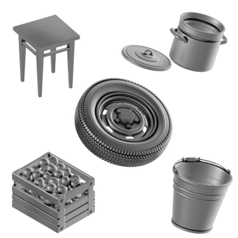 Soviet Warehouse Diorama Pack