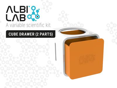 AlbiLAB cube drawer (2 parts)