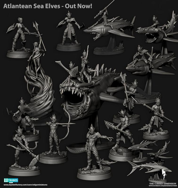 Atlantean Sea Elves - Fantasy Elves