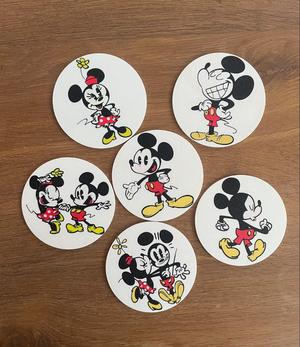 Mickey Minnie / Coaster Set / 4 color / 