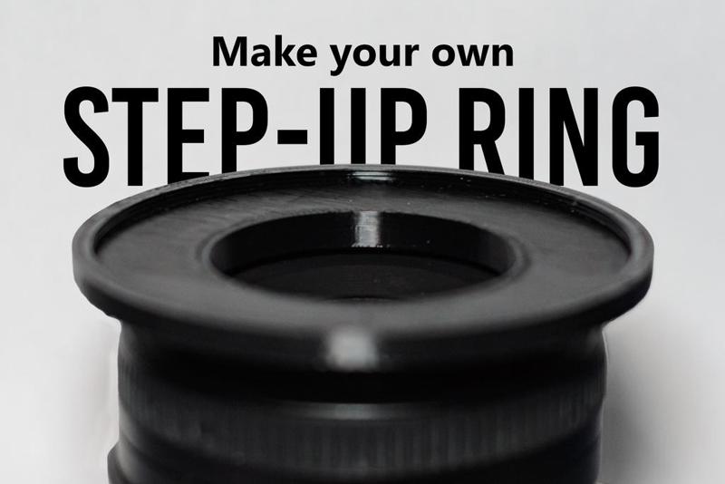 Customizable filter step-up ring