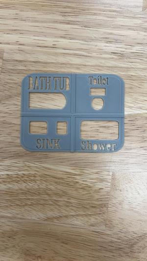 Engineering drawing/drafting Stencil.