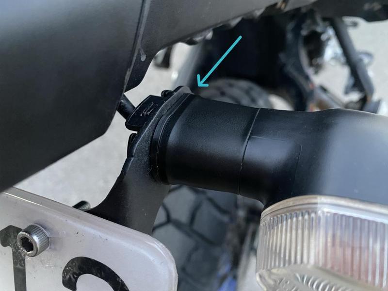 Tenere 700 - turn signal spacer