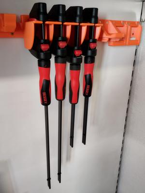 Clamp wall holder for Bessey GearKlamp