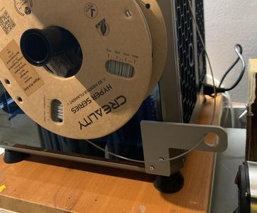 Simple filament guide for Creality K1 and K1C.