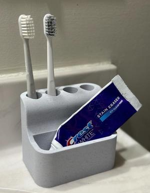 Curved Toothbrush Holder 