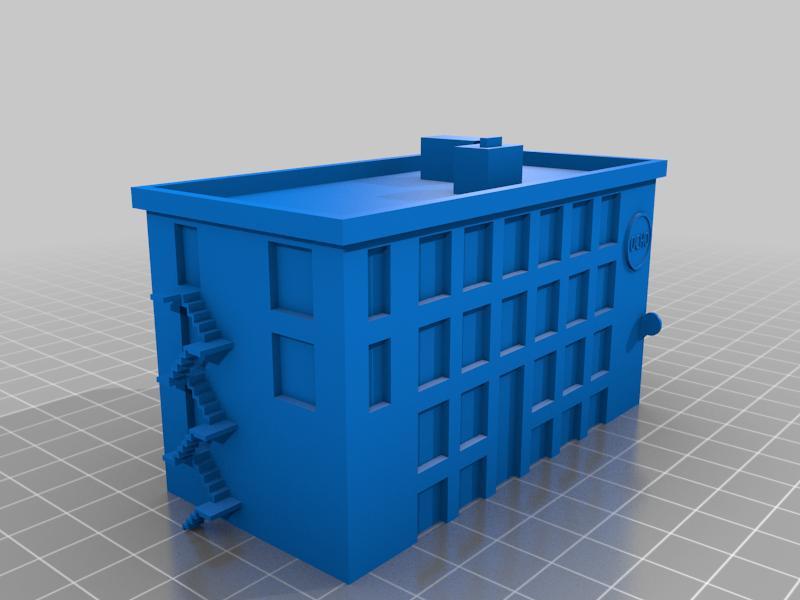 N-Scale 4 Storey Hotel