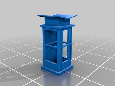 Telefonní budka Spoje ČSSR - 1:160