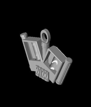 FHW: Modern Christmas Ornament J