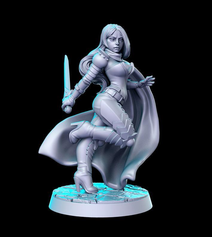 Delia The Swift (Female Assassin)  - 32mm - DnD