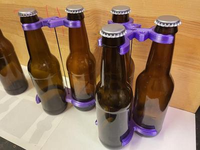 Beer Bottle Snap Locking Holder