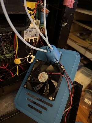 40mm and 20mm Fan Manifold for 4mm od tubes, 7 of them