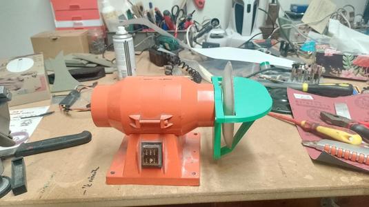 bench grinder to disc grinder work table