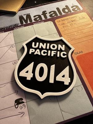 Union Pacific 4014 Sign