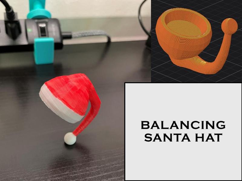 Balancing Santa Hat