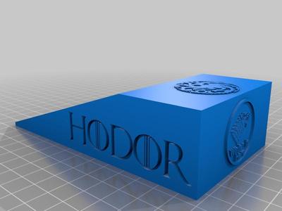 GOT themed doorstop